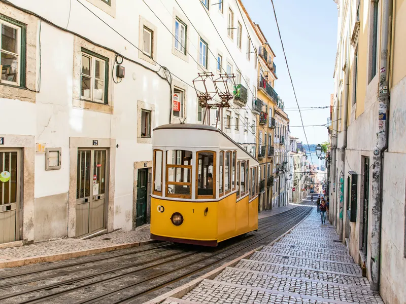 Lisbon rooftops in Europe